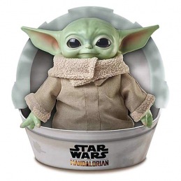 Fluffy toy Baby Yoda...