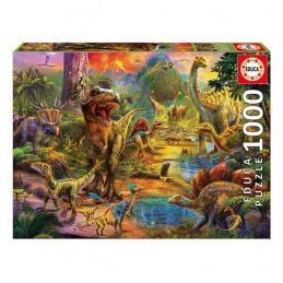 Puzzle Dinosaur Land Educa...