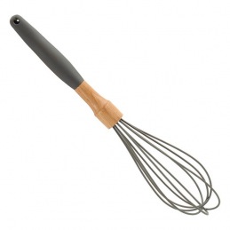 Manual Whisk Silicone Wood...