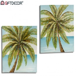 Toile Gift Decor Palm Tree...