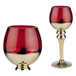 Candleholder Red Crystal...