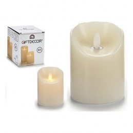 LED Candle Plastic Cream 10 cm