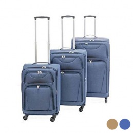 Valise cabine Set s Tissu 3...