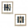 Quadro Gift Decor Legno (25 x 25 x 3 cm)