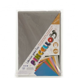 Papel Gris Goma Eva 10 (30...