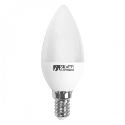 Bombilla LED Vela Silver...