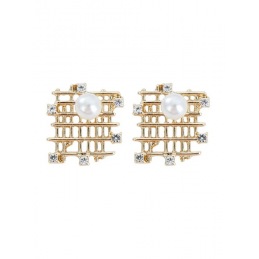 Boucle d'oreille Maille Perle