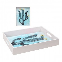 Tray Cactus White 113953