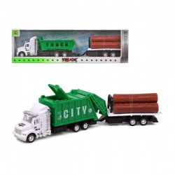 Garbage Truck Green 119190