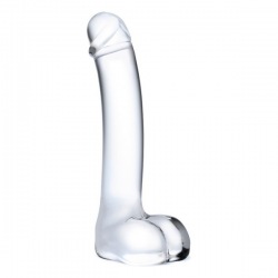 Dildo Realistic Curved Glas