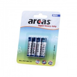 Batteries AAA/R03 1,5V (4...