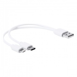 Caricabatterie USB Bianco...