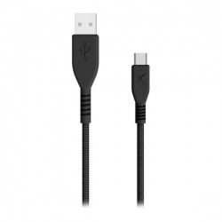 Cavo USB A con USB C KSIX Nero