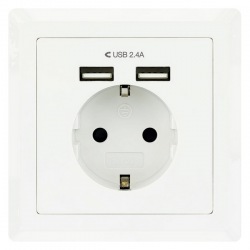 Wall Plug with 2 USB Ports...