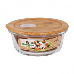 Round Lunch Box with Lid...