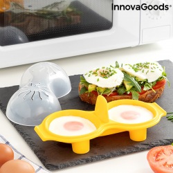 Silicone double egg cooker...